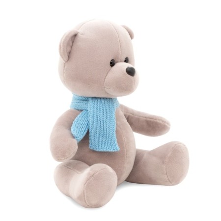 Soft toy "Bear Toptyzhkin gray: in a scarf", 25 cm-1