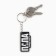 A wooden key keychain "Dad is best", 5 x 2.7 cm