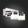 Wall lamp ST LUCE. SL1600.101.02. 2x5 W, LED, 4000K, 680 LM, 30x8.5 cm, chromium color