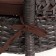Garden of artificial rattan 130x70x80cm wenge