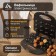 Electrovatheller Luazon LT-08, 750 W, nuts, anti-stick coating, black