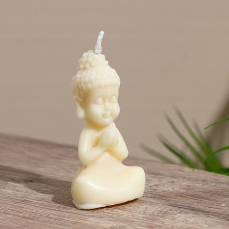 Candle "Buddha" 4x4x8 cm, soy wax-2