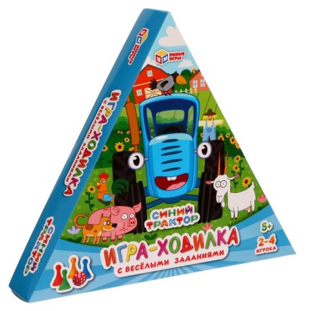 Board player game "Blue Tractor"-1