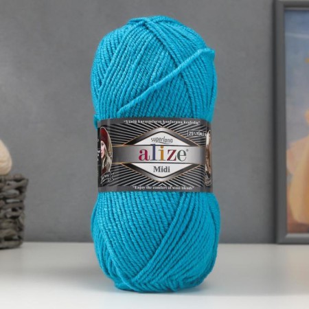 Yarn "Superlana Midi" 25% wool, 75% acrylic 170m/100g (484)