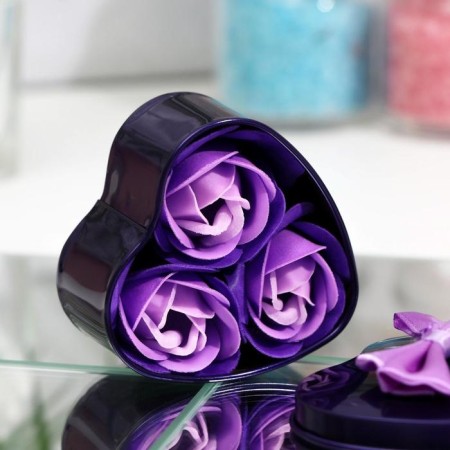 Soap roses, three -color, set of 3 pcs.-5