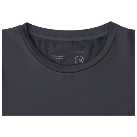 Women's T -shirt with inserts, basic, size l (48), gray color-15
