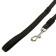The leash zoonik is nylon with latex thread, 3 m x 1.5 cm, black