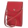 BT001-77140 bag, red, genuine leather, 11x3x17 cm