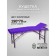 Cosmetological couch with a face hole Massage Pro-Strong SV, three-section, size 190 × 70 × 68-84 cm, color purple color