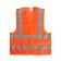 The vest is a signal, reflective, orange, 3 class, size L, 66 × 56 cm, 60g/m2