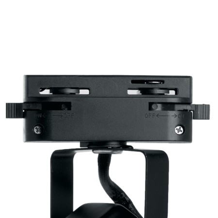 Snow -phase track lamp Feron AL192, IP20, GU10, 50 W, 58x58x140 mm, Black color-5