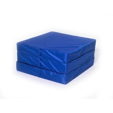 PUF "Mobile mattress", size 67x61x33 cm, water -repellent fabric, cornflower-1