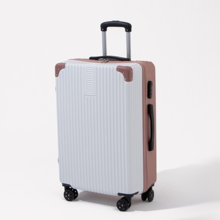 Bolshoi suitcase 26, code castle, white/pink color-2