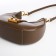 Female bag Textura, small size, brown color