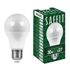 Лампа светодиодная SAFFIT, 30W 230V E27 6400K A65, SBA6530