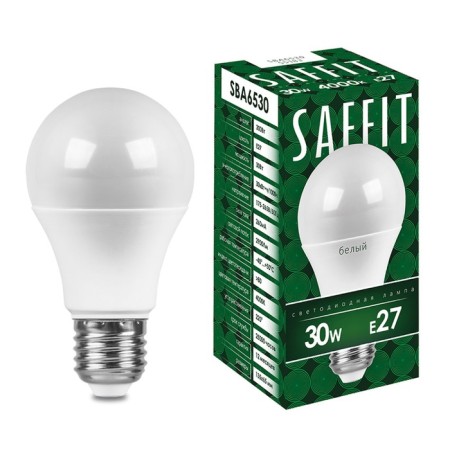 LED LED SAFFIT, 30W 230V E27 6400K A65, SBA6530