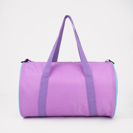 Sports bag with lightning, long belt, blue/lilac color-1