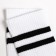 Socks "stripes", white color, size 36-40