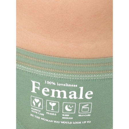 Female cowards, size 46, green color-2