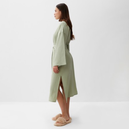 Women's robe KAFTAN BASIC R.52-54, Green-2