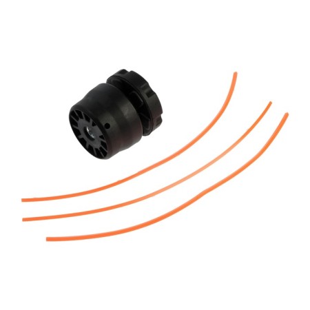 Coil for trimmer tundra, manual, fishing line 1.2 - 3 mm, m10 x 1.25 mm left thread-4