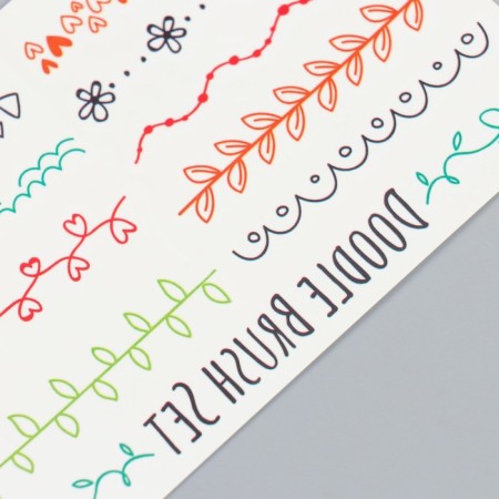Tattoo on the body color "bracelets" 12x7.5 cm-2