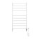 Domoterm electric heated towel rail "Medea" P10, 500x1000 mm, right, white matte