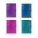A notebook on the rings A5, 80 sheets in the Erichkrause "Glance Vivid", plastic cover, offset block, whiteness 100%, mix