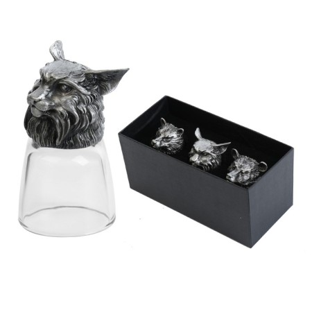 Gift set of glasses-reprints of the "real man", for 3 people, glass 50 ml