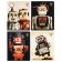 Notebook of 48 sheets in a cage on a "robots" paper clip, cover coated cardboard, matte lamination, mix
