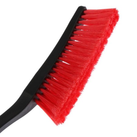 Brush STRECK, with a scrap, AVS WB-6318, soft handle, fluffy bristles, 62 cm-1