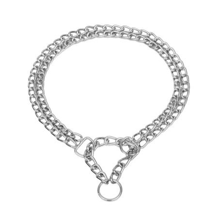 Collar - half -storage of two -rowing metal, 40 cm, wire thickness 2 mm-1