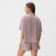 Female pajamas (shirt and shorts) kaftan "strip" size 44-46, pink