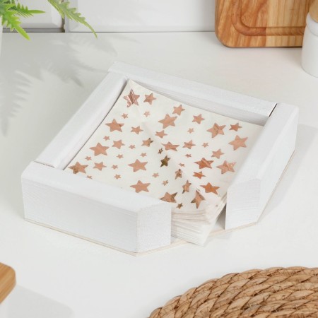 Wooden napkin, 16.5 × 16.5 × 5 cm-3