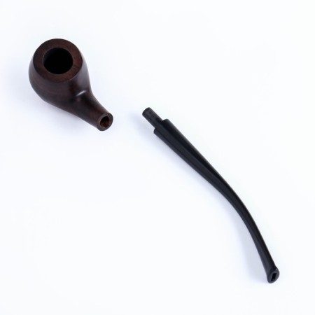 Cooling tube for tobacco "Commander premium", classic, sandalwood, length 17.5 cm, D-3