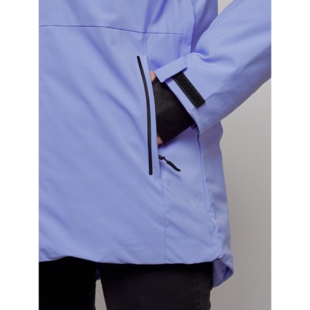 Ski jacket female, size 48, lilac color-4