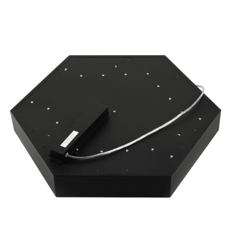 LED LED Geometria Hexagon 38W 4000K 4000 LEP IP40 60x60x8 Black-6