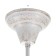 Jil chandelier 12xe14 40w is white 87x87x45-100 cm Bayerlux
