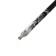 Automatic black gel handle "anime", with a rubber holder, black and white case, mix
