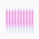 Candles for the cake "Happy Birthday", pink.