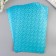 Foamiran metallized "Blue flash" 2 mm format A4 set of 5 sheets