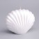 Figure varnished candle "shell", 3.2x4.5 cm, pearl