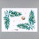 Stick plastic interior color "spruce branches with cones" 20x30 cm