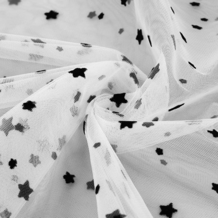 Glass with Flac "Stars", 150 cm, 1 ± 0.2 m, white color