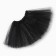 Children's skirt kaftan "shine" black, length 30 cm