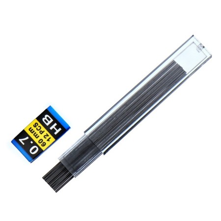 Set of sections for mechanical pencils 24 pieces, NV 0.7mm 12 pieces, length - 60mm-3