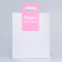 Gift package with a cut handle 26 x 32 x 10 cm, white
