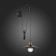 Wall lamp EVOLUCE. Sle120501-01. ESPERAZZA. 1x60 W, E27, 26x50 cm, black color