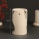 Aroma lamp ceramics "Clear. Snings" White 7.2x7.2x11.6 cm