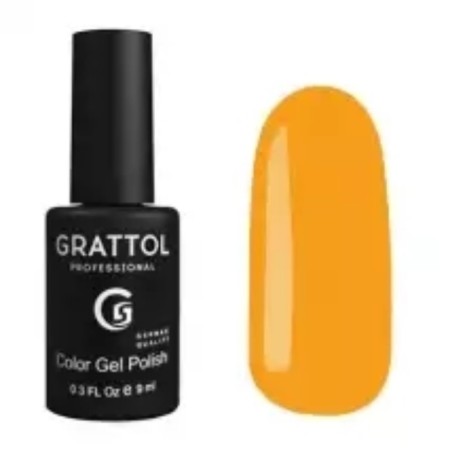 Grattol Color Gel Polish, No. 181 Saffron, 9 ml